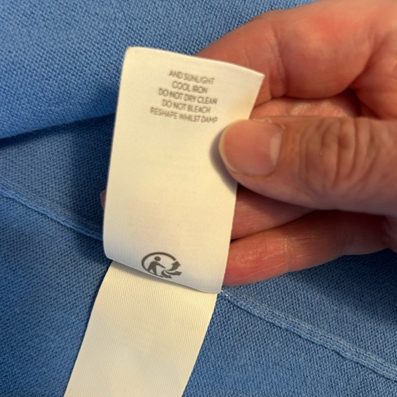 Mini Boden Blue Ruffle Cardigan - Picture 6 of 6